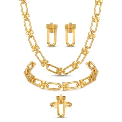 21K U Al-Fakhm Set - 36.5g - Sultan Gold - طقم ذهب فاخر عيار 21 - 36.5 غرام - ذهب السلطان