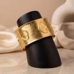 21K Heritage Lira Coin Gold Cuff Bangle - 31.58g - Sultan Gold - سوار كف ليرات ذهب عيار 21 - 31.58 غرام - ذهب السلطان