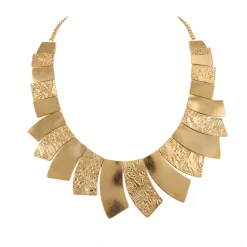 21K Modern Geometric Tiered Gold Earrings - 71.37g - Sultan Gold - أقراط ذهب هندسية فاخرة عيار 21 - 71.37 غرام - ذهب السلطان