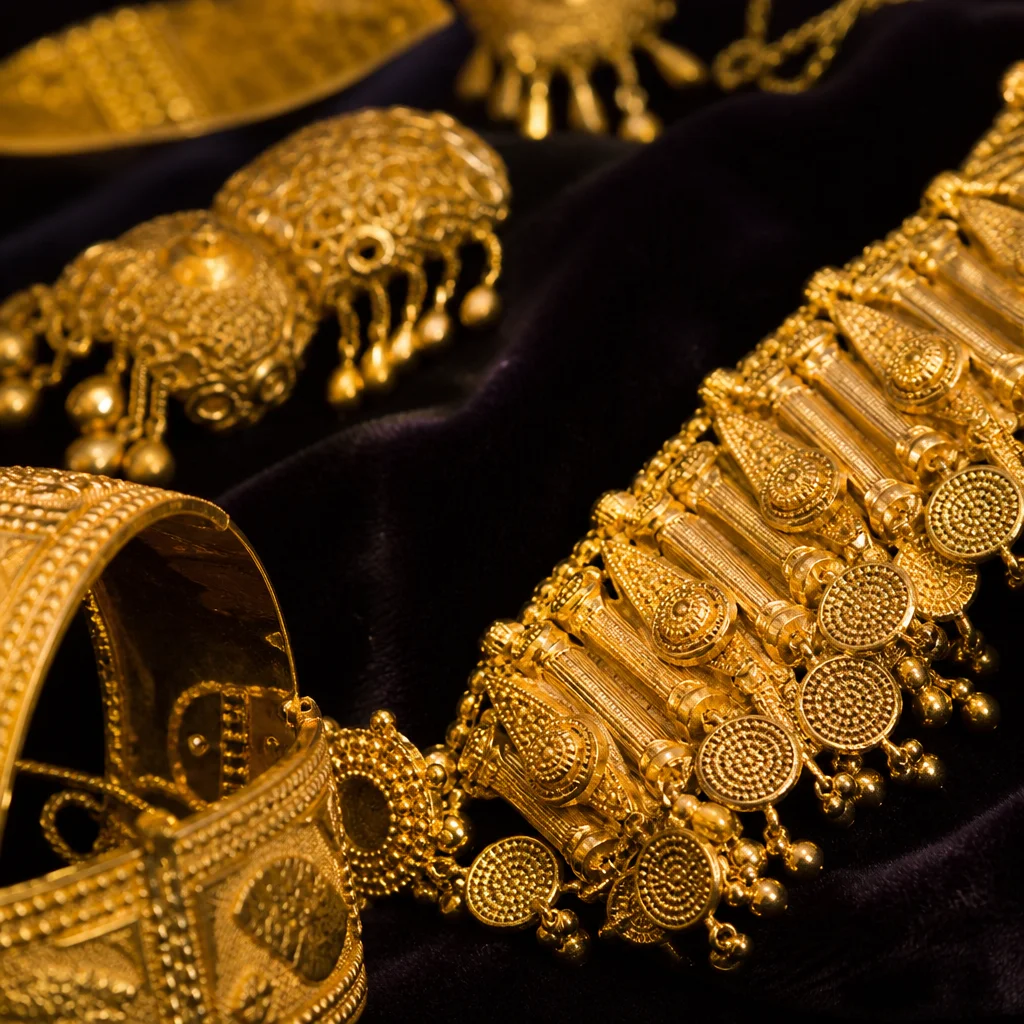 Khasah gold heirloom jewelry collection - Sultan Gold - مجموعة مجوهرات ذهب خاصة - ذهب السلطان