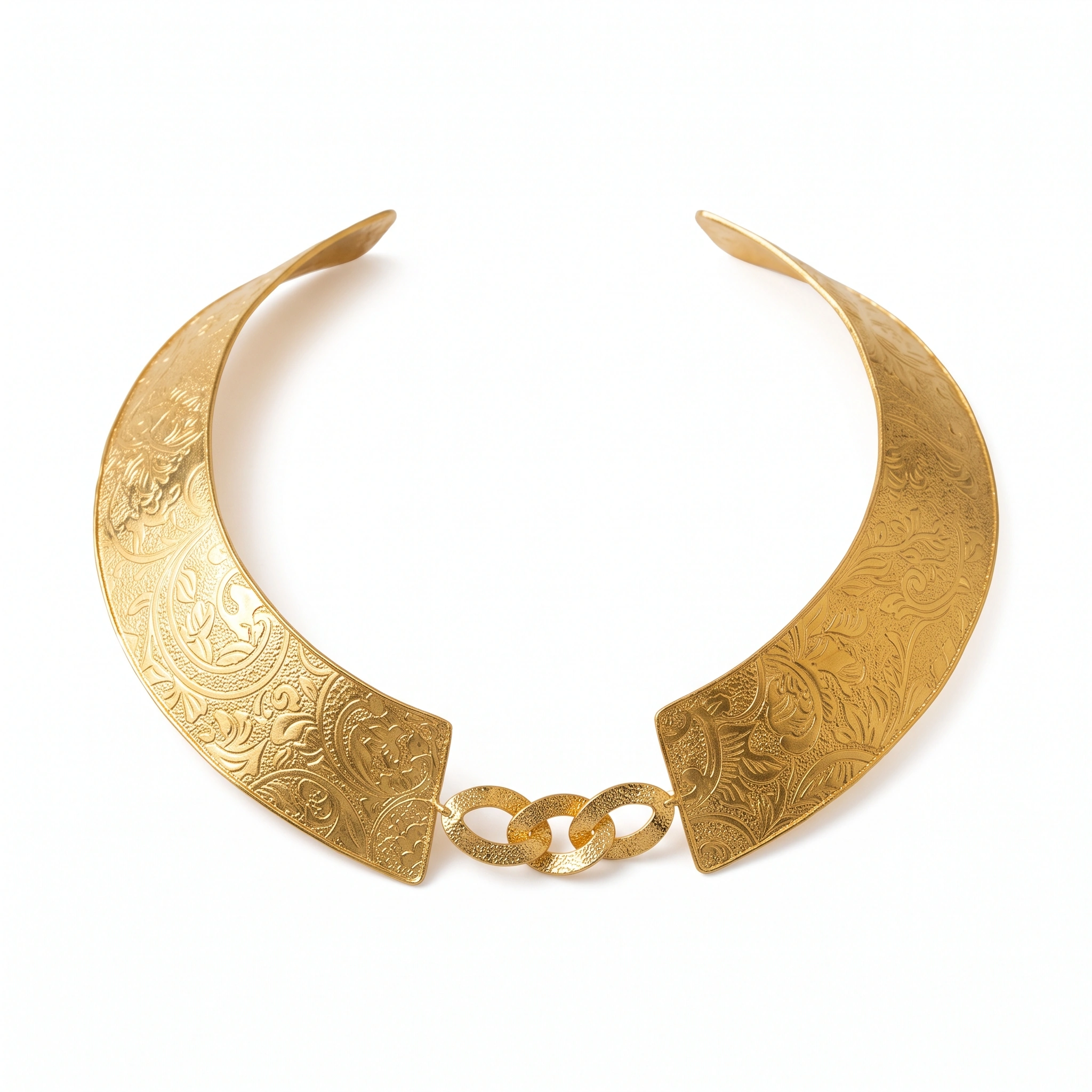 21K Royal Cleopatra Bridal Gold Choker - 91.33g - Sultan Gold - طوق كليوباترا عرايس ذهب عيار 21 - 91.33 غرام - ذهب السلطان
