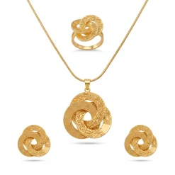 21K Handcrafted Luxury Set - 22.73g - Sultan Gold - طقم ذهب فاخر عيار 21 - 22.73 غرام - ذهب السلطان