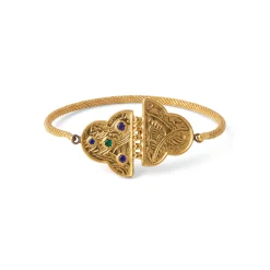 21K Heritage Lira Coin Luxury Gold Bangle - 53.98g - Sultan Gold - سوار ليرة ذهب ملكي تراثي عيار 21 - 53.98 غرام - ذهب السلطان