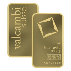 24K Fine Gold Investment Bar 999.9 - 31.1g - Sultan Gold - سبيكة ذهب سويسري عيار 24 نقاء 999.9 - 31.1 غرام - ذهب السلطان