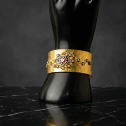 21K Royal Cleopatra Statement Gold Choker - 91.13g - Sultan Gold - طوق كليوباترا ذهب ملكي عيار 21 - 91.13 غرام - ذهب السلطان