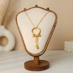 21K Gold Tiered Tassel Fringe Pendant Necklace - 16.55g - Sultan Gold - عقد شراشيب متدلية ذهب عيار 21 - 16.55 غرام - ذهب السلطان