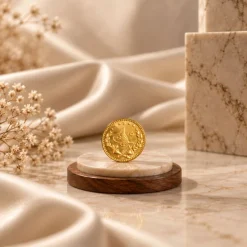 22K 1/2 Lera 22 K - 3.6g - Sultan Gold - نصف ليرة ذهب عيار 22 - 3.6 غرام - ذهب السلطان