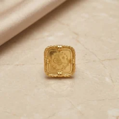 22K Heritage Leera Coin Ring - 6.08g - Sultan Gold - خاتم ليرة ذهب تراثي عيار 22 - 6.08 غرام - ذهب السلطان