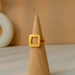 21K Geometric Square Link Gold Bracelet - 34.76g - Sultan Gold - سوار مربعات هندسية ذهب فاخر عيار 21 - 34.76 غرام - ذهب السلطان