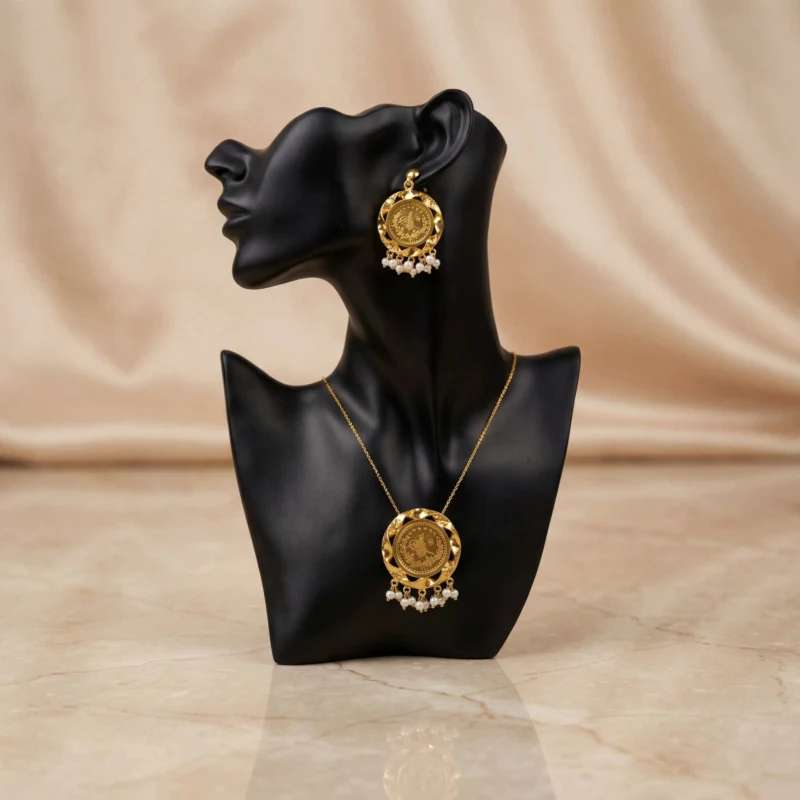 21K Lera Frame Set - 43.07g - Sultan Gold - ليرة ذهب عيار 21 - 43.07 غرام - ذهب السلطان