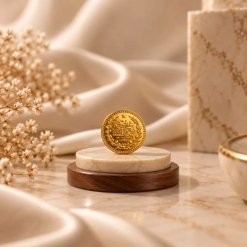 22K 1/4 Lera - 1.8g - Sultan Gold - ربع ليرة ذهب عيار 22 - 1.8 غرام - ذهب السلطان