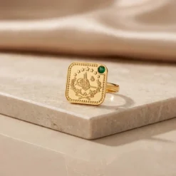 22K Heritage Leera Coin Ring - 9.56g - Sultan Gold - خاتم ليرة ذهب تراثي عيار 22 - 9.56 غرام - ذهب السلطان