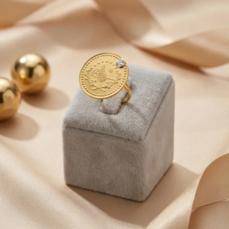 22K Heritage Leera Coin Ring - 9.61g - Sultan Gold - خاتم ليرة ذهب تراثي عيار 22 - 9.61 غرام - ذهب السلطان