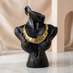 21K Pearl Radiance Cleopatra Gold Choker - 56.66g - Sultan Gold - طوق كليوباترا ولؤلؤ ذهب عيار 21 - 56.66 غرام - ذهب السلطان