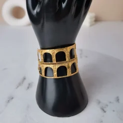 21K Wide Cutout Royal Gold Ring - 62.93g - Sultan Gold - خاتم ذهب ملكي عريض مفرغ عيار 21 - 62.93 غرام - ذهب السلطان