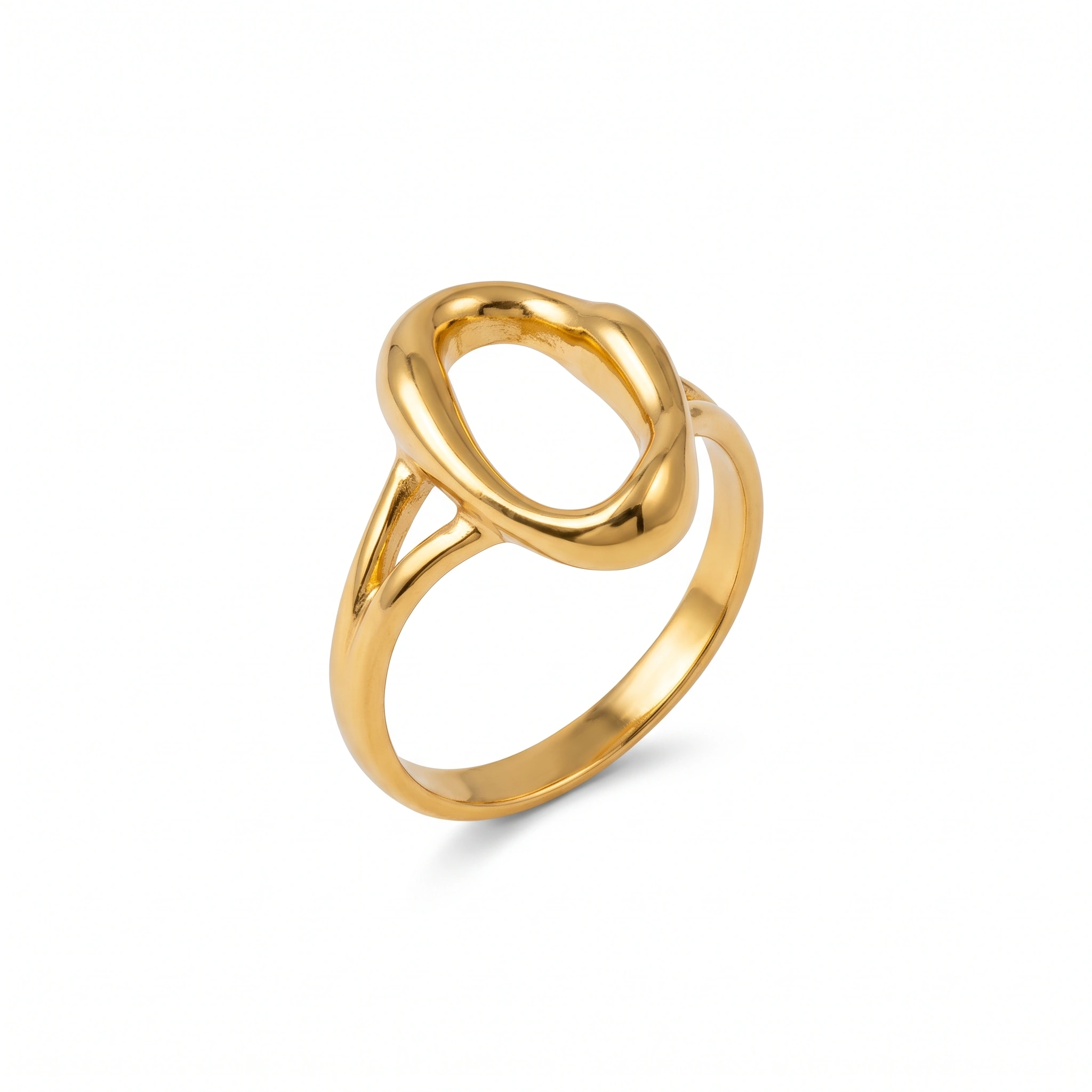 21K Oval Link Statement Gold Bracelet - 83.77g - Sultan Gold - سوار حلقات بيضاوية ذهب ملكي عيار 21 - 83.77 غرام - ذهب السلطان