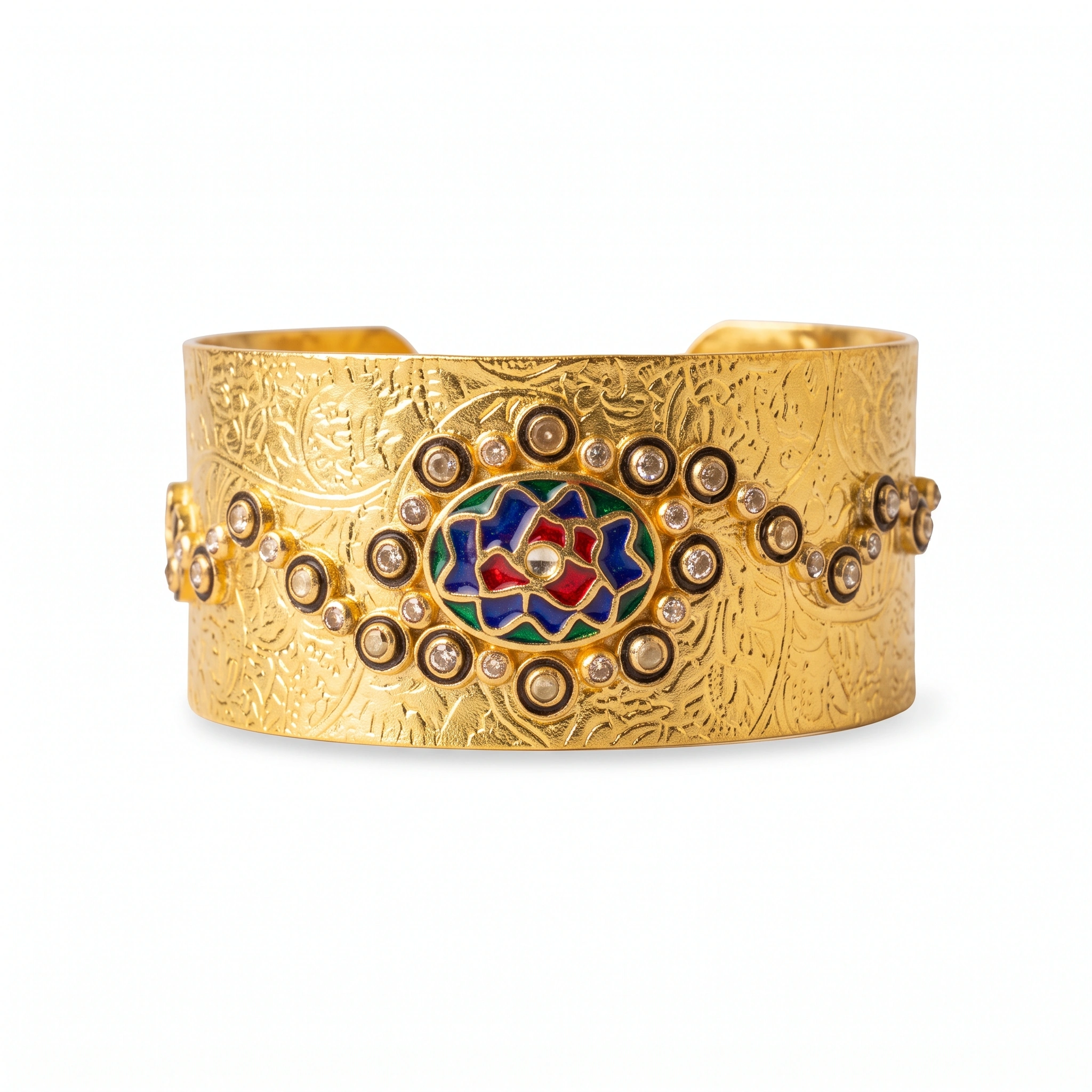 21K Royal Cleopatra Statement Gold Choker - 91.13g - Sultan Gold - طوق كليوباترا ذهب ملكي عيار 21 - 91.13 غرام - ذهب السلطان