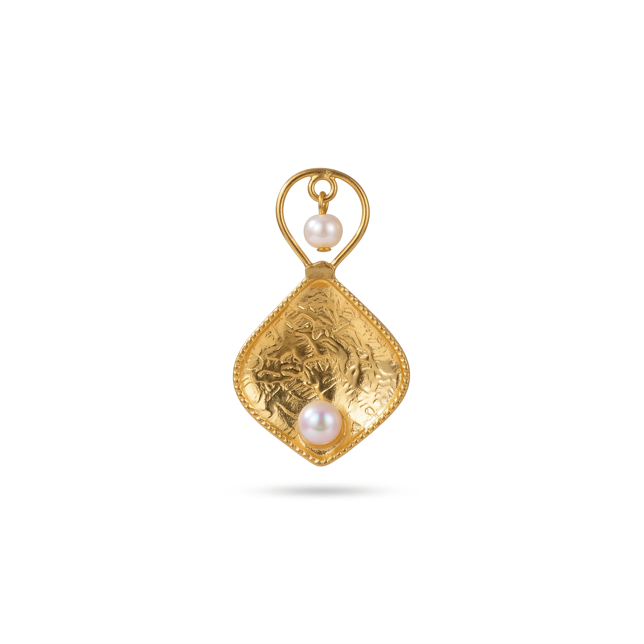 21K Pearl Radiance Royal Gold Ring - 45.48g - Sultan Gold - خاتم ذهب ملكي مرصع باللؤلؤ عيار 21 - 45.48 غرام - ذهب السلطان