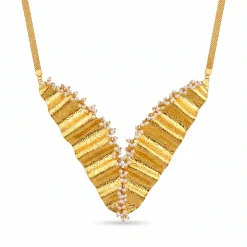 21K Pearl Radiance Gold Earrings - 71.18g - Sultan Gold - أقراط ذهب ولؤلؤ فاخرة عيار 21 - 71.18 غرام - ذهب السلطان