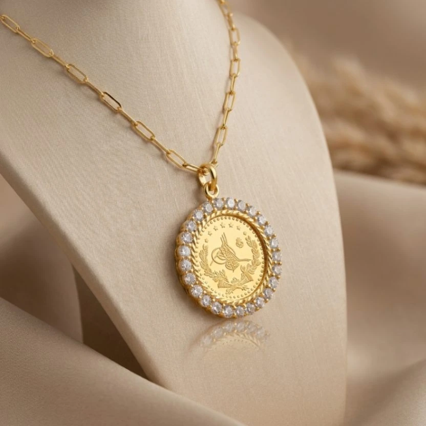 برواز ليرة عيار 21 - 7.71 غرام - Sultan Gold - ذهب السلطان