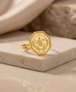 22K Heritage Leera Coin Ring - 3.77g
