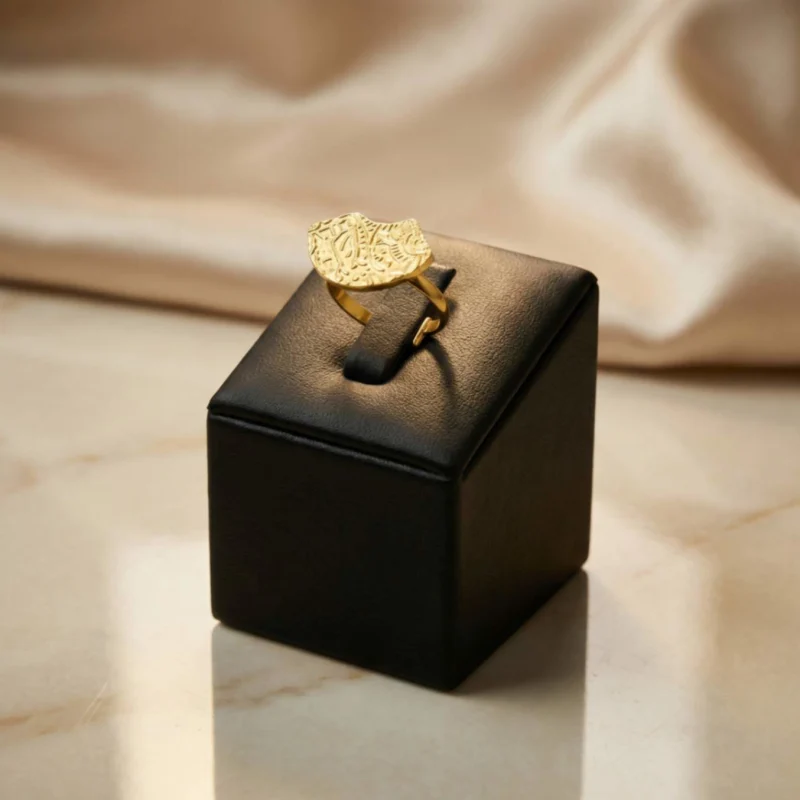 21K Handcrafted Luxury Ring - 3.25g - الصورة 2