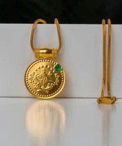 ⁦22K Pendant Lira - 8.92g⁩ - الصورة ⁦3⁩