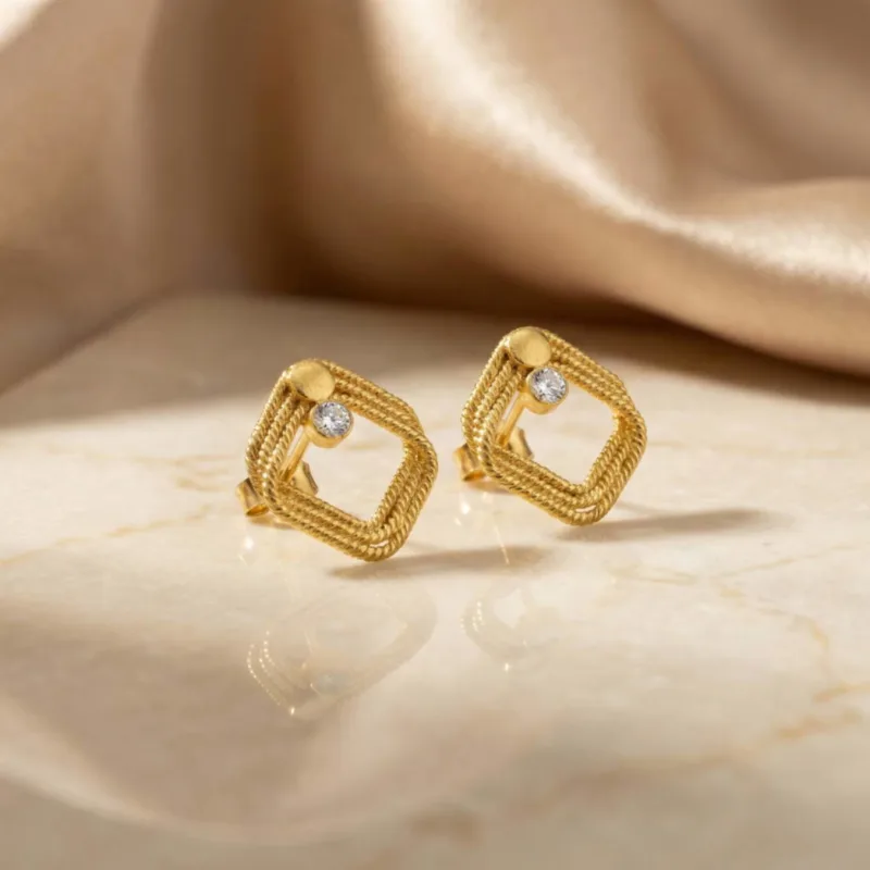 21K Earring - 5.55g - الصورة 2