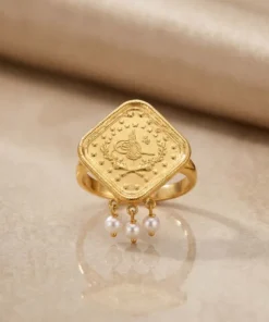 22K Heritage Leera Coin Ring - 5.38g