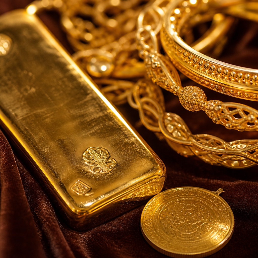 Gold bars and jewelry for zakat - Sultan Gold - سبائك ذهب ومجوهرات للزكاة - ذهب السلطان