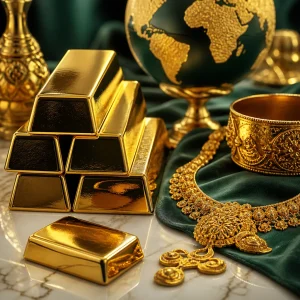 Illustration of Central Bank Gold Demand: BRICS and De Dollarization Trends | Sultan Gold