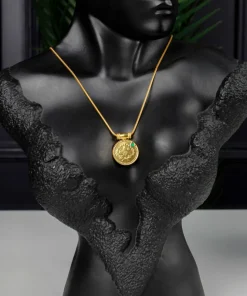 Alternative view of 22K Pendant Lira - 8.92g