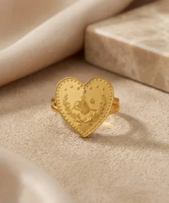 Alternative view of 22K Heritage Leera Coin Ring - 10.89g