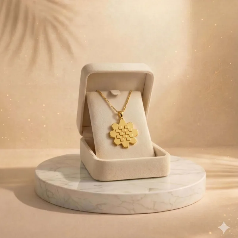 21K Pendant The Arfaj Flower - 8.43g