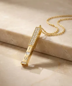 ⁦21K Handcrafted Luxury Necklace - 12.44g⁩ - الصورة ⁦3⁩