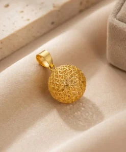 21K Romantic Heart Pendant - 2.35g