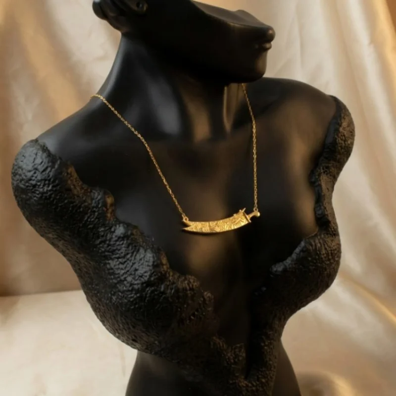 21K The “Zulfiqar” Necklace - 10.09g - الصورة 2
