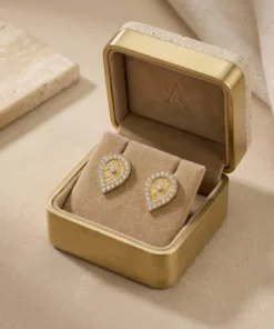 Alternative view of 18K Handcrafted Luxury Earrings - 7.25g