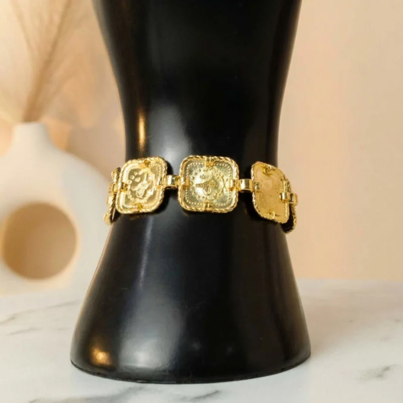 22K Bracelet Half Lera - 34.05g - الصورة 2