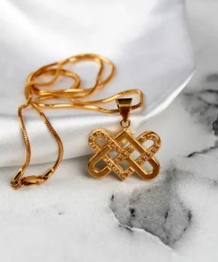 22K Romantic Heart Pendant - 8.09g - Image 4