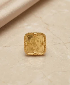 22K Heritage Leera Coin Ring - 6.08g