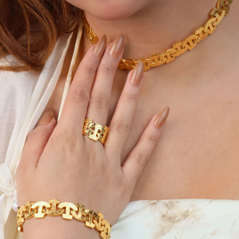 21K Retaj Gold Set - 63.03g