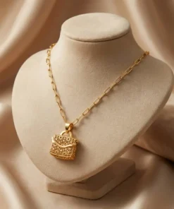 21K Romantic Heart Pendant - 3.36g