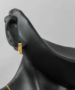 21K Handcrafted Luxury Earrings - 1.66g