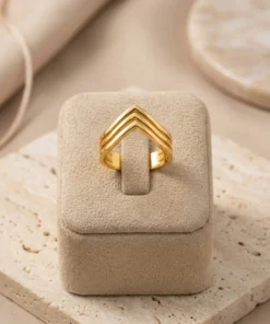 21K Handcrafted Luxury Ring - 3.39g
