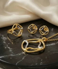 21K Romantic Heart Set - 16.84g