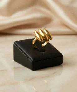 21K Handcrafted Luxury Ring - 5.21g