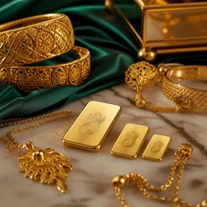 سبائك الذهب عيار 1 غرام في الكويت: العلاوات والسيولة والعوائد