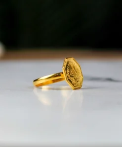 22K Ring 1/4 Lira - 3.45g