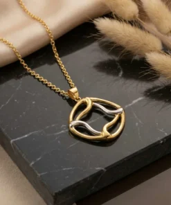 21K Romantic Heart Pendant - 8.57g